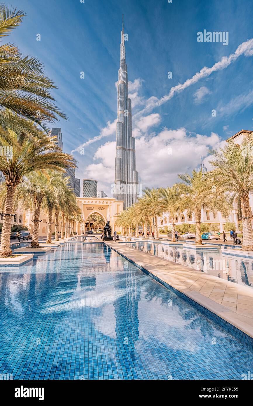 18 January 2023, Dubai, UAE: View of Dubai skyline is absolutely ...