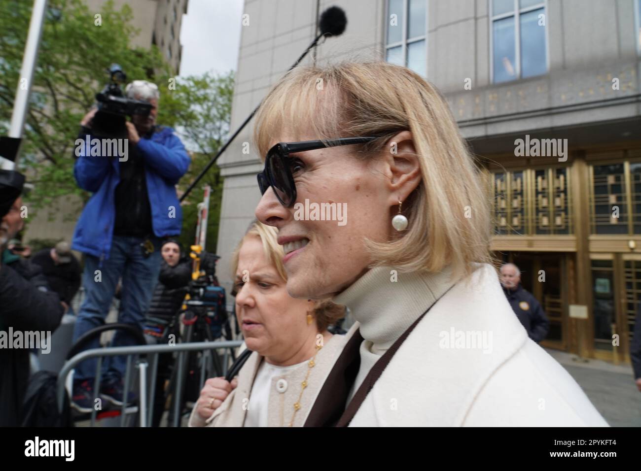 New York, United States. 02nd May, 2023. E Jean Carroll leaves