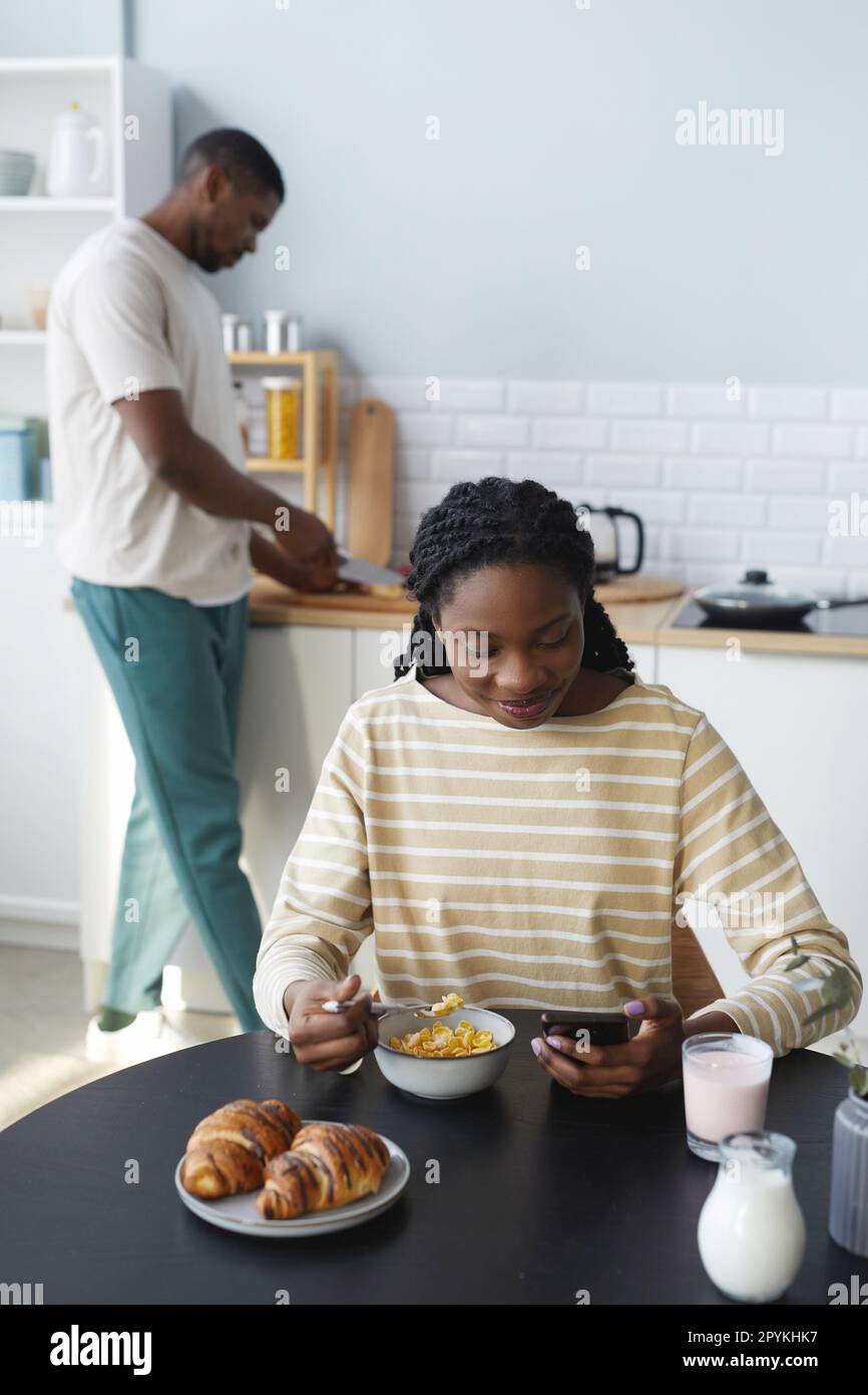 Vertical video cooking together couple hi-res stock photography and ...