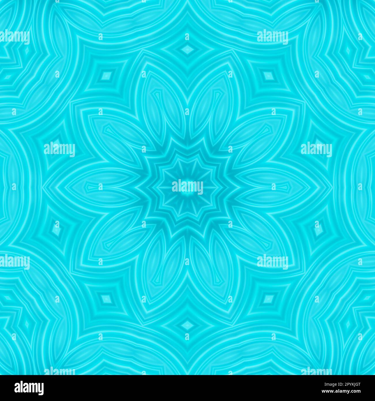 Blue background with abstract concentric pattern Stock Photo - Alamy
