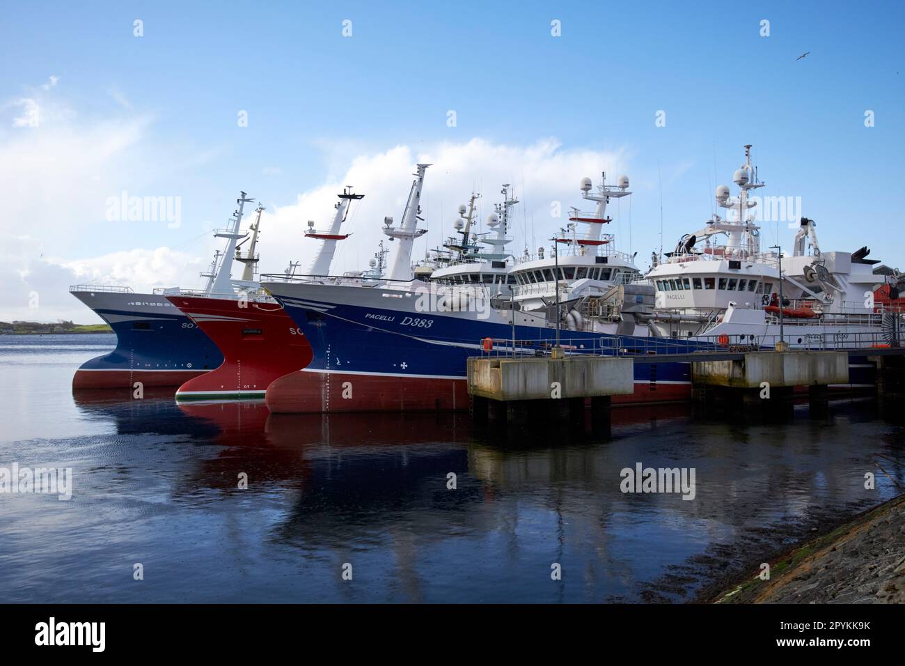 killybegs fishing fleet in port killybegs harbour county donegal ...