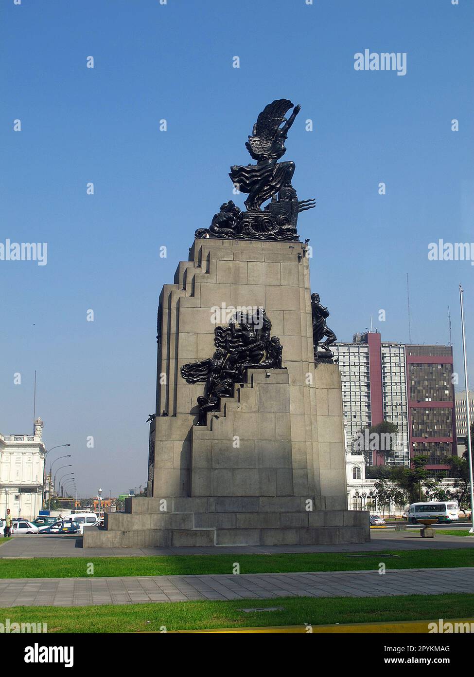 The statue in Lima, Peru Stock Photo Alamy