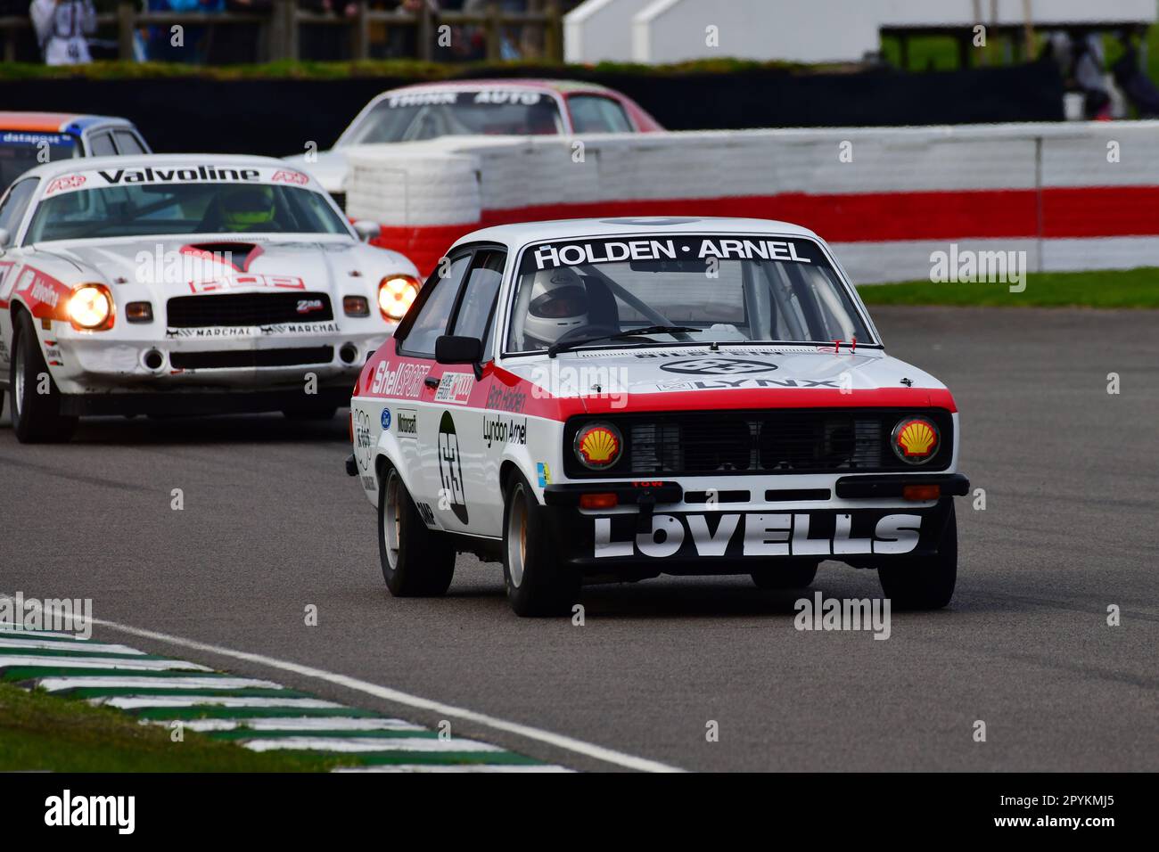 David Devine, Ford Escort RS2000, Gordon Spice Trophy, Final for Group 1 saloon cars that raced in the years 1970 to 1982, run with two twenty minute Stock Photo