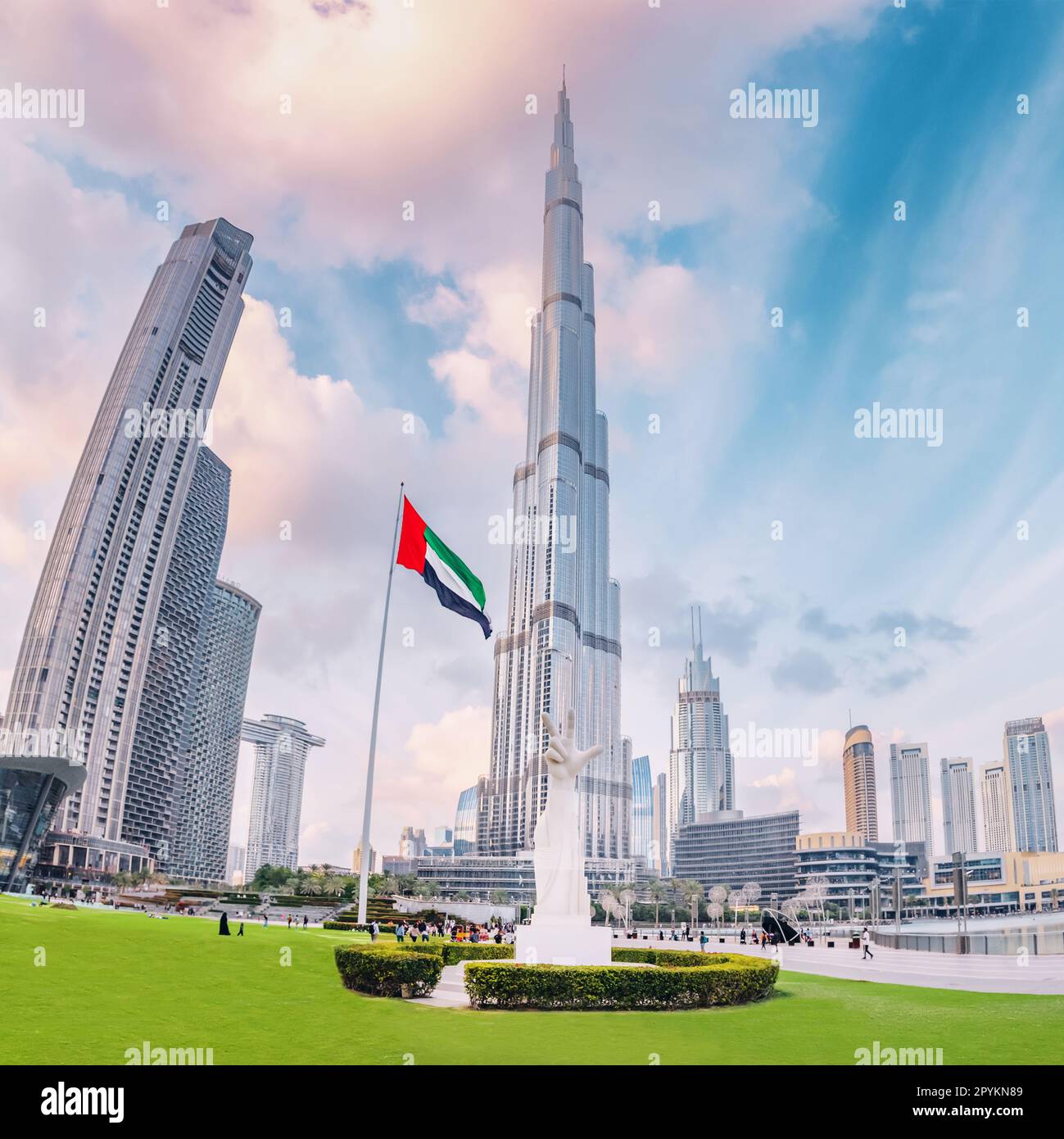 18 January 2023, Dubai, UAE: shining example of Dubai's modernity and 