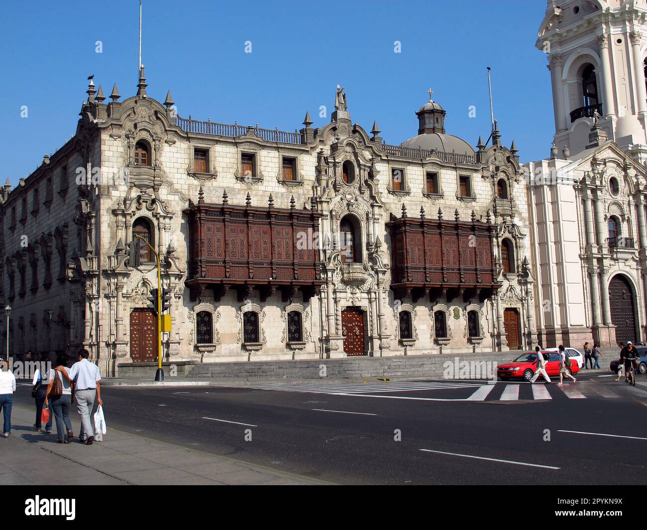 Basilica y Monasterio de Santo Domingo, the church in Lima city, Peru