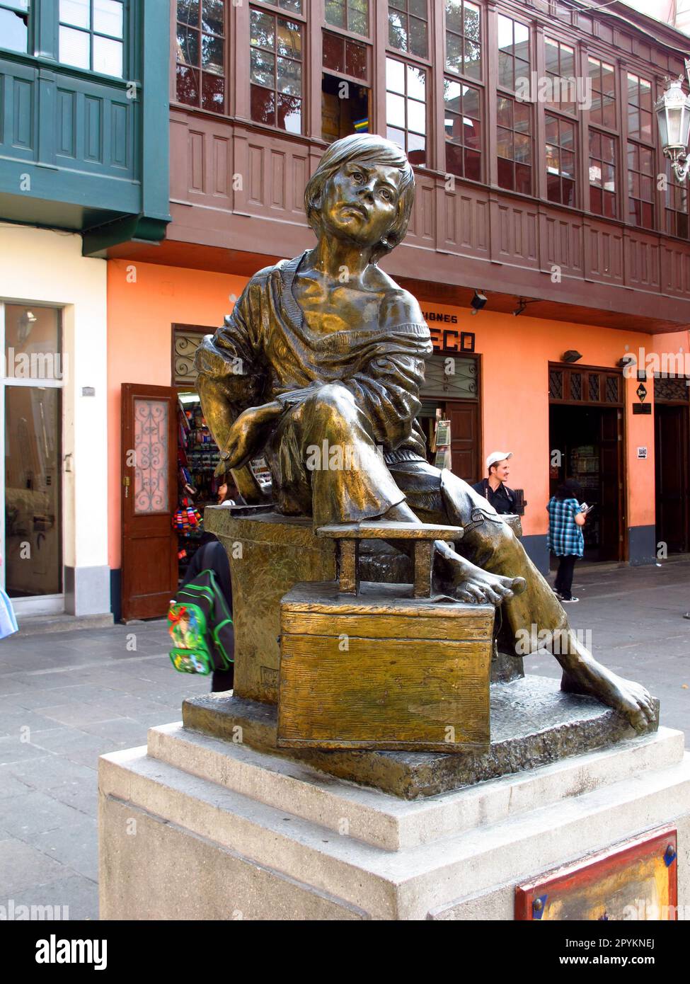 The statue in Lima city, Peru, South America Stock Photo Alamy