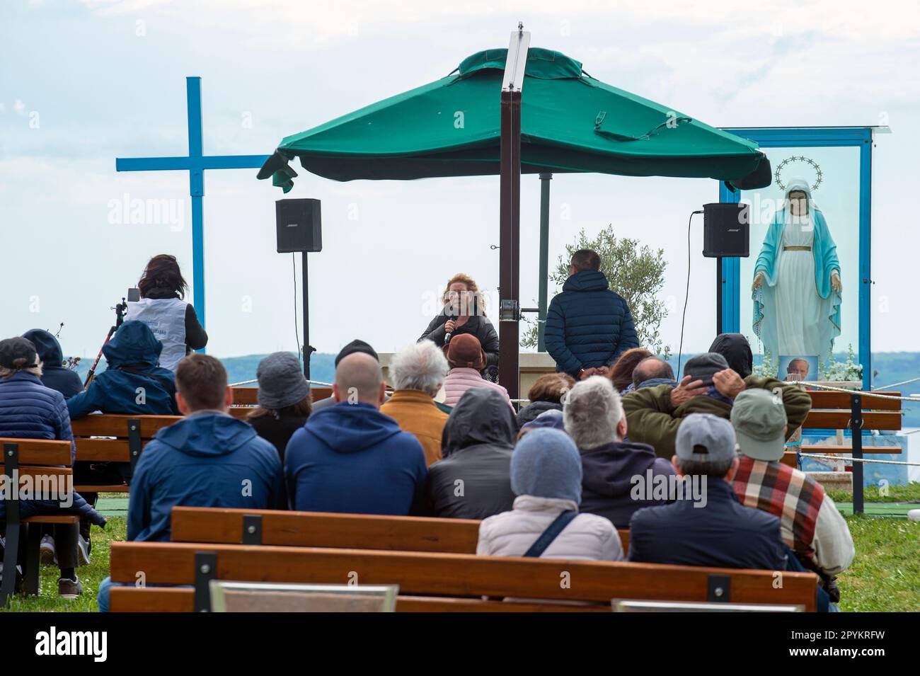 Vatican, Vatican. 03rd May, 2023. Italy, Trevignano Romano, 2023/5/3. Trevignano Romano, Rosary