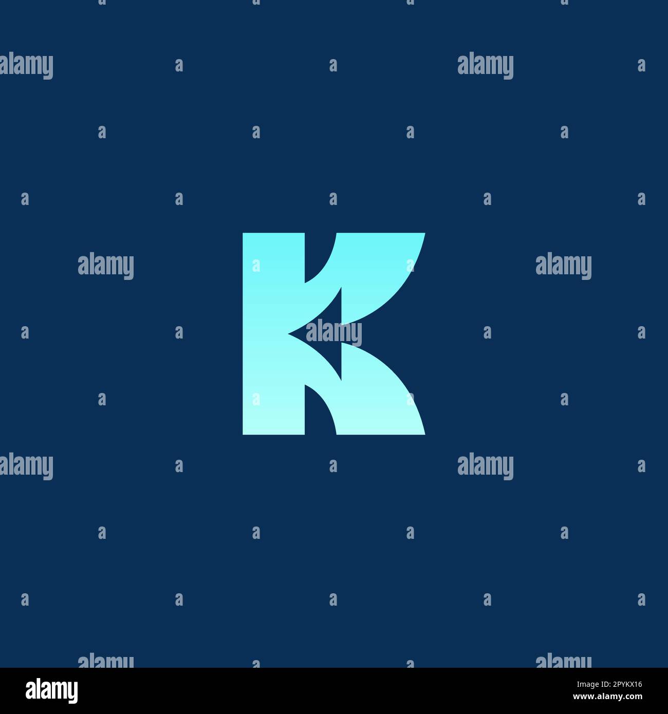  Letter K Arrow Logo Design. K Initial Logo Stock Vector Image & Art - Alamy