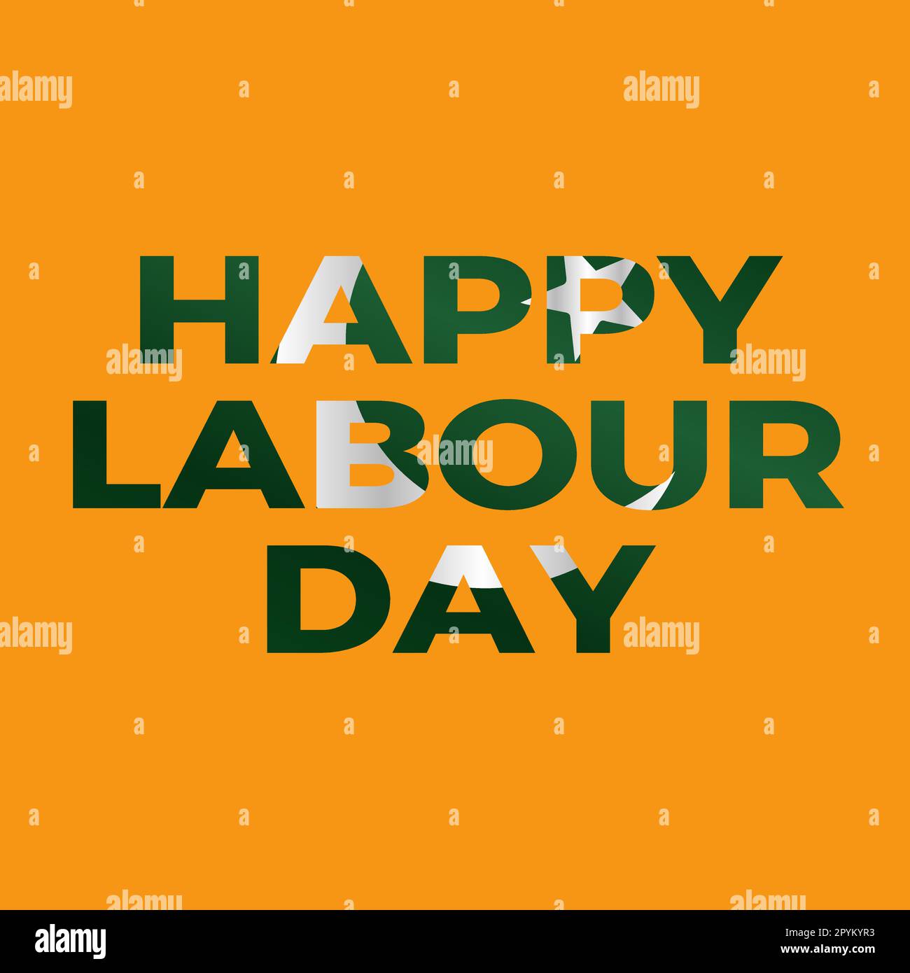 Pakistan Labour Day is celebrated on May 1st each year to recognize and honor the contributions of workers. Stock Vector