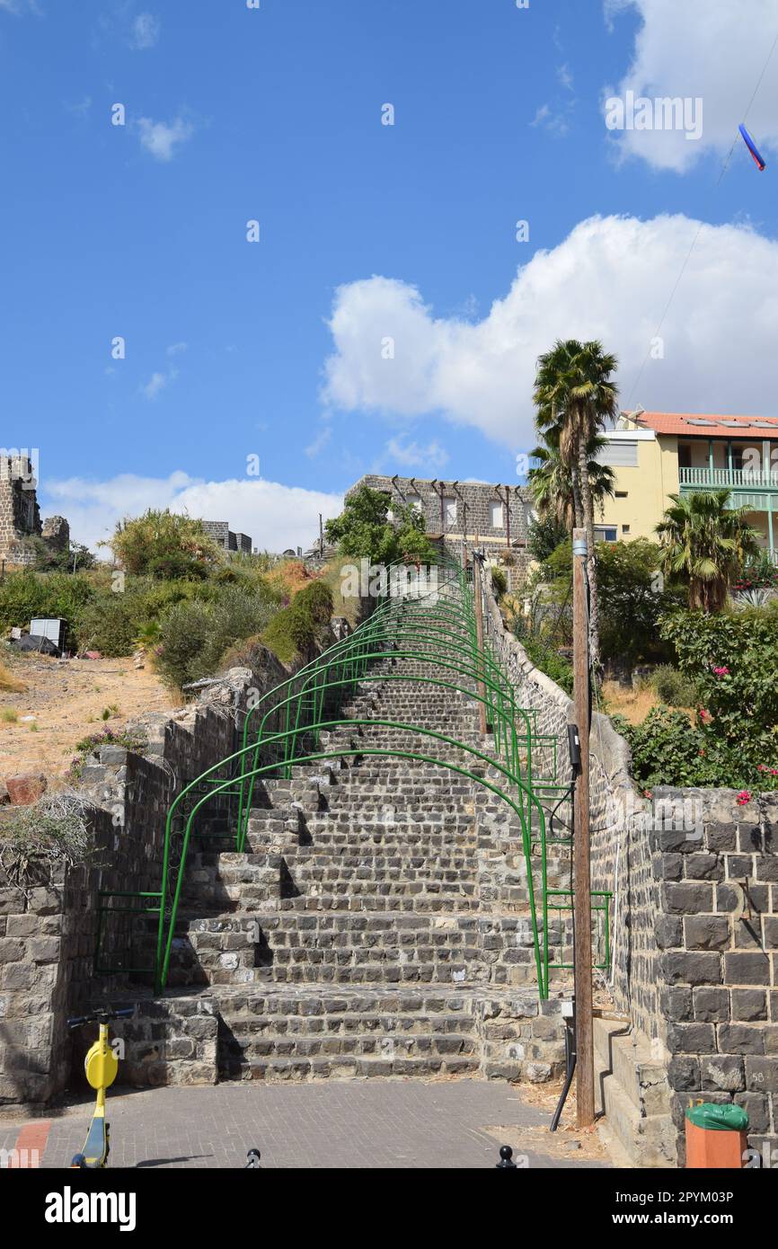 Crusades Palace and Crusader Castle near Lido Beach in Tiberias, Israel ...