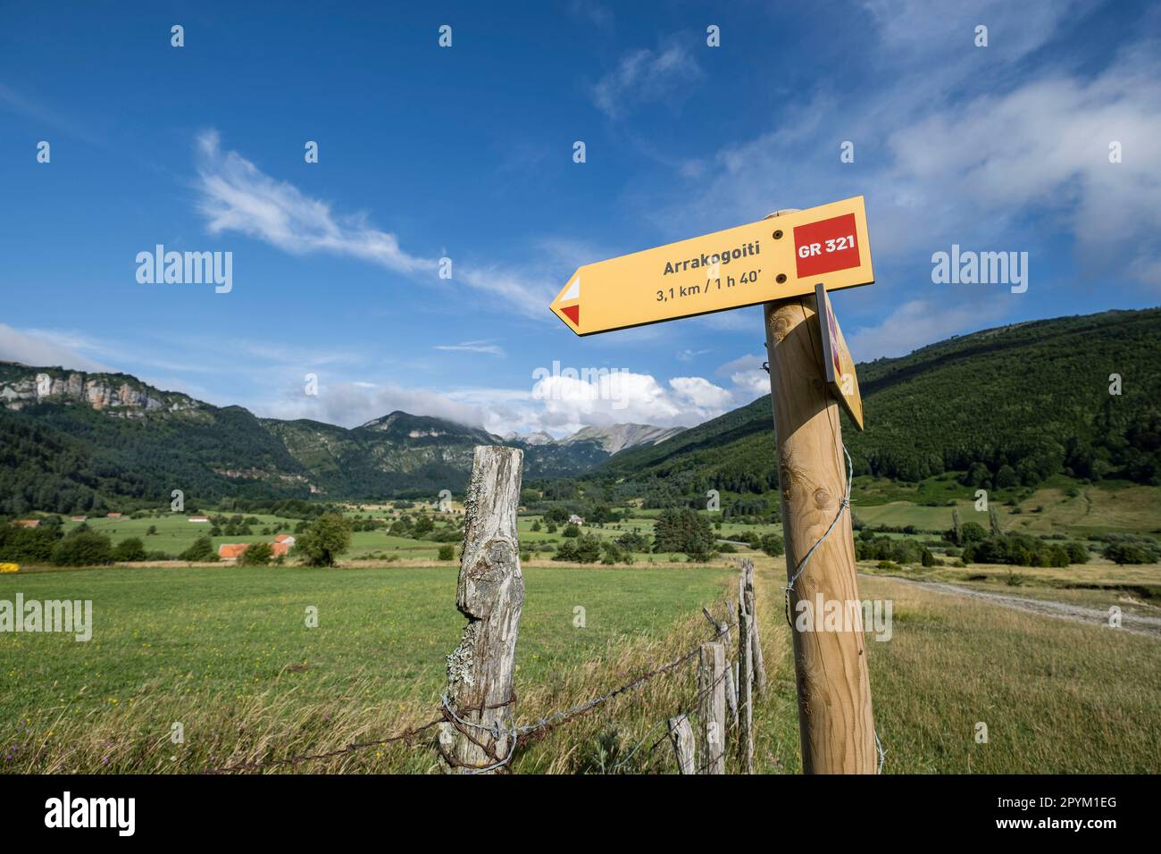 valle de Belagua, Isaba, Navarra, Spain, Europe Stock Photo