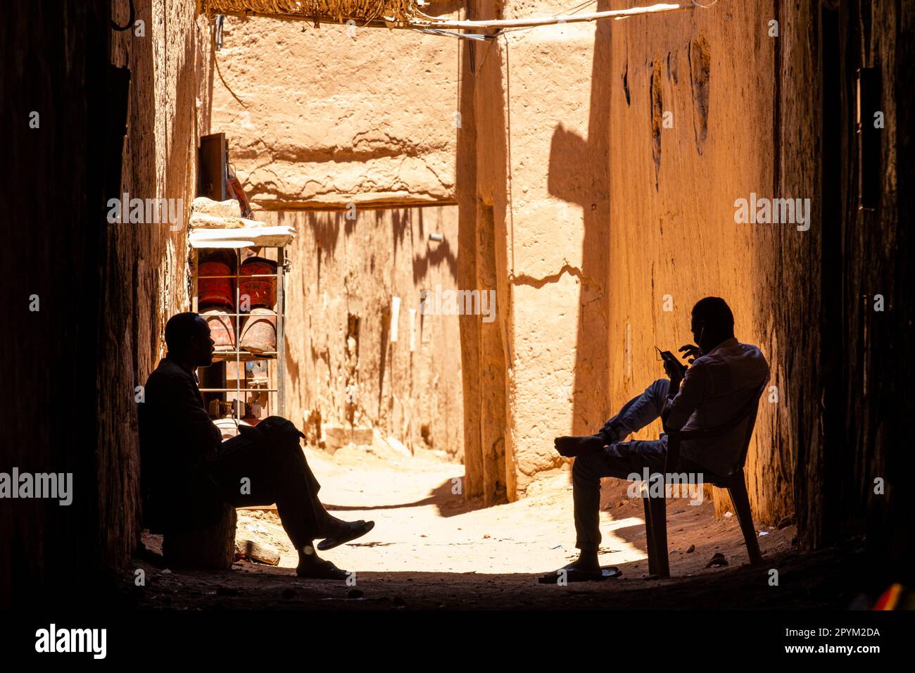 ksar de Tamegroute, valle del Draa, Marruecos, Africa Stock Photo