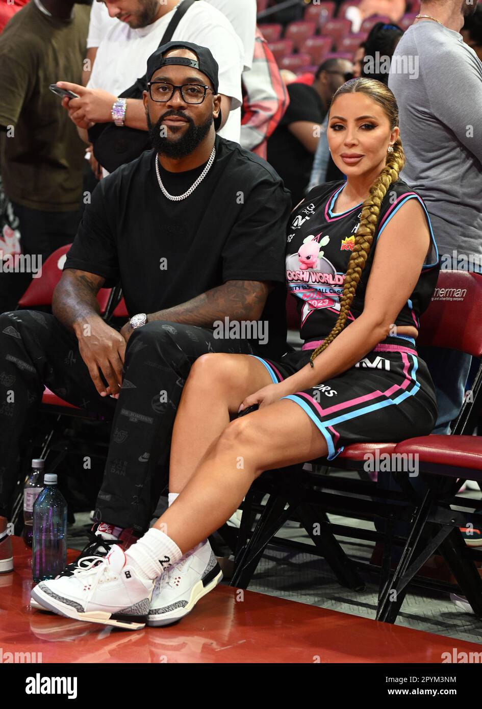 Sunrise FL, USA. 03rd May, 2023. Larsa Pippen and Marcus Jordan attend