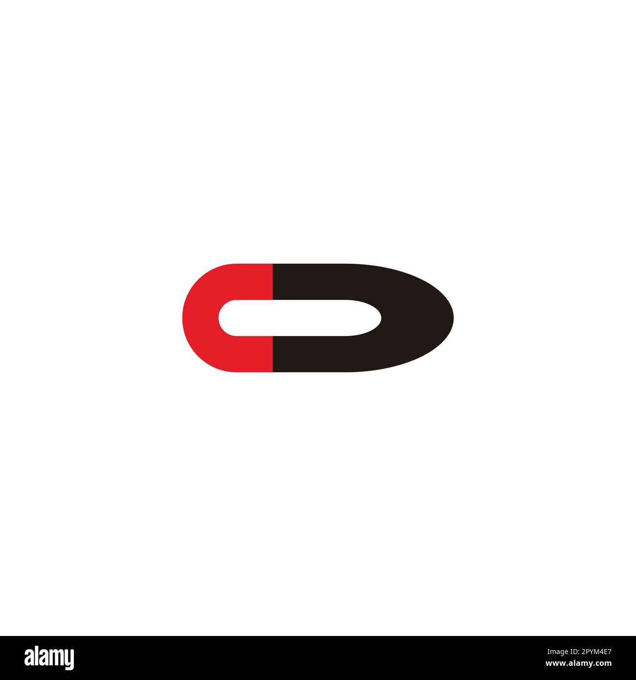Letter C bullet geometric symbol simple logo vector Stock Vector