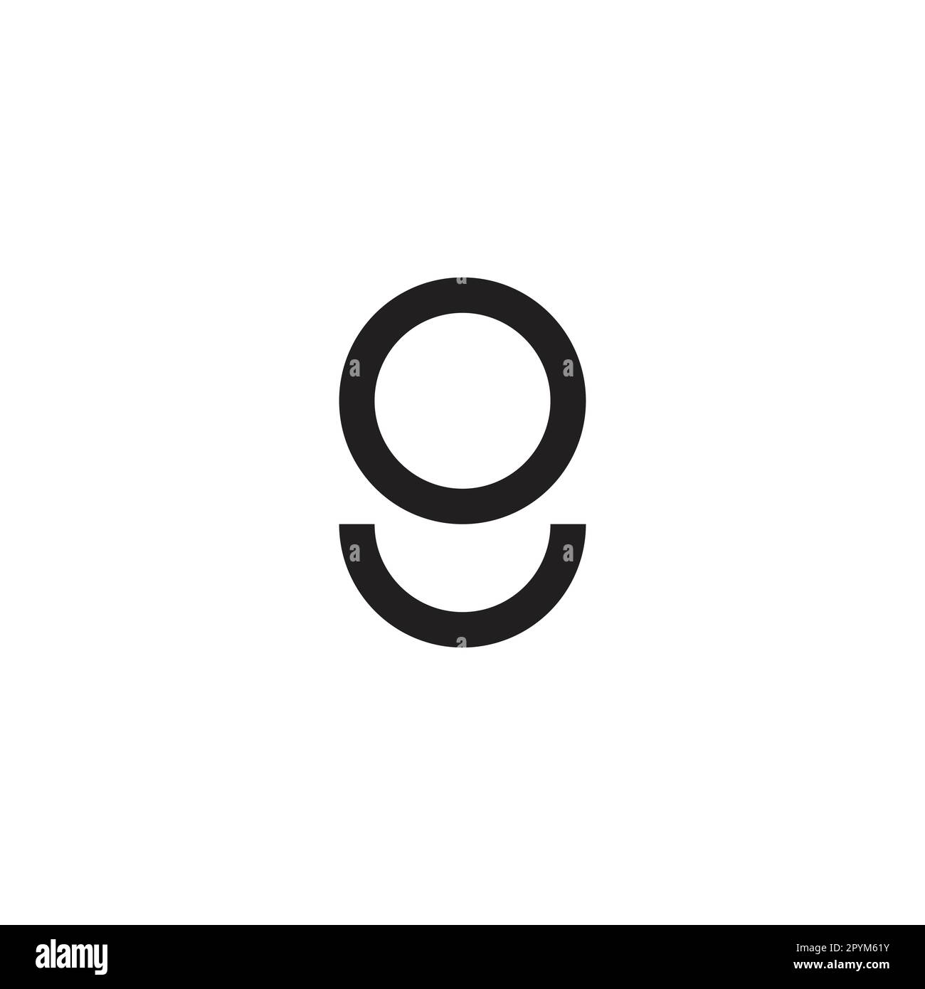 Letter g smile geometric symbol simple logo vector Stock Vector Image ...