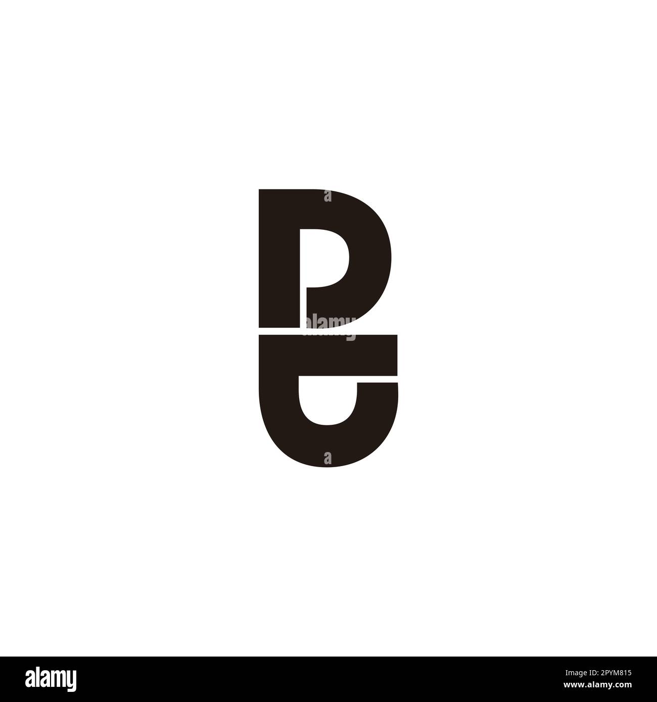 Letter D and G outline geometric symbol simple logo vector Stock Vector ...