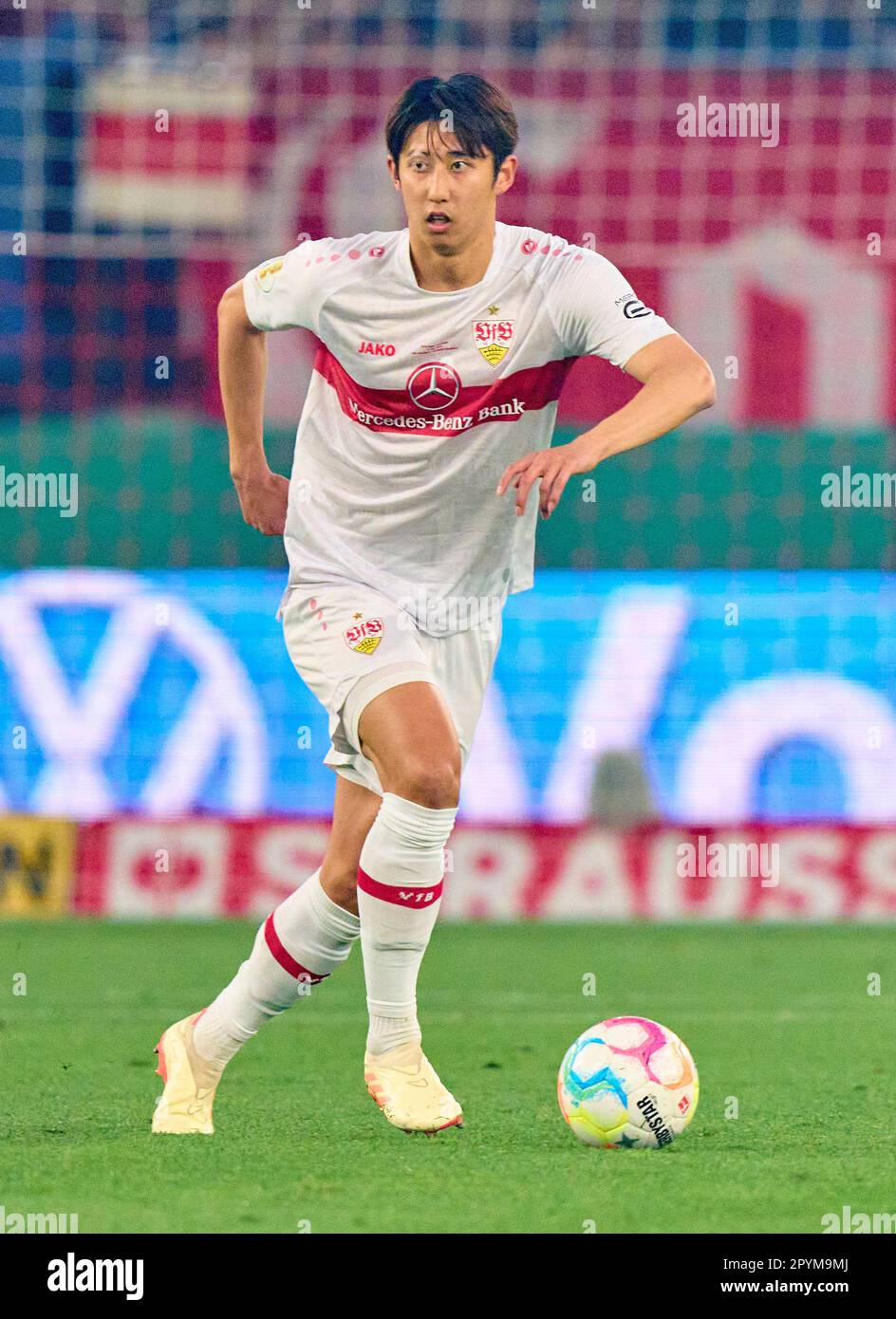 Stuttgart, Germany. 03rd May, 2023. Hiroki Ito, VFB 21 in the match VFB STUTTGART EINTRACHT Stuttgart, Germany. 03rd May, 2023. Hiroki Ito, VFB 21 in the match VFB STUTTGART EINTRACHT