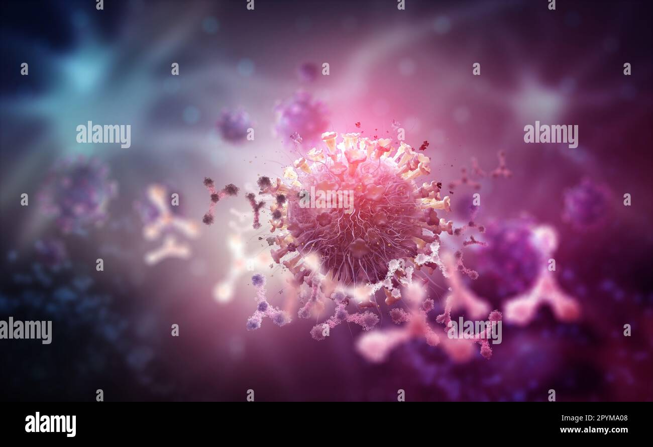 Virus protection. Antibodies and viral infection. Immune defense of the