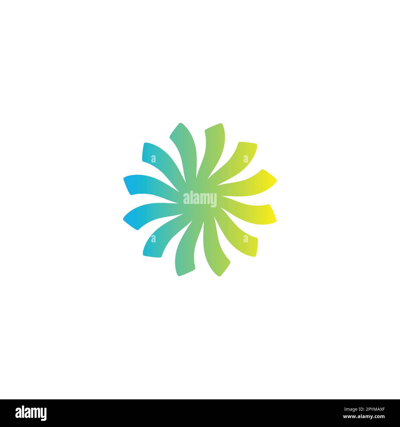 Ribbon, or sun geometric symbol simple logo vector Stock Vector Image ...