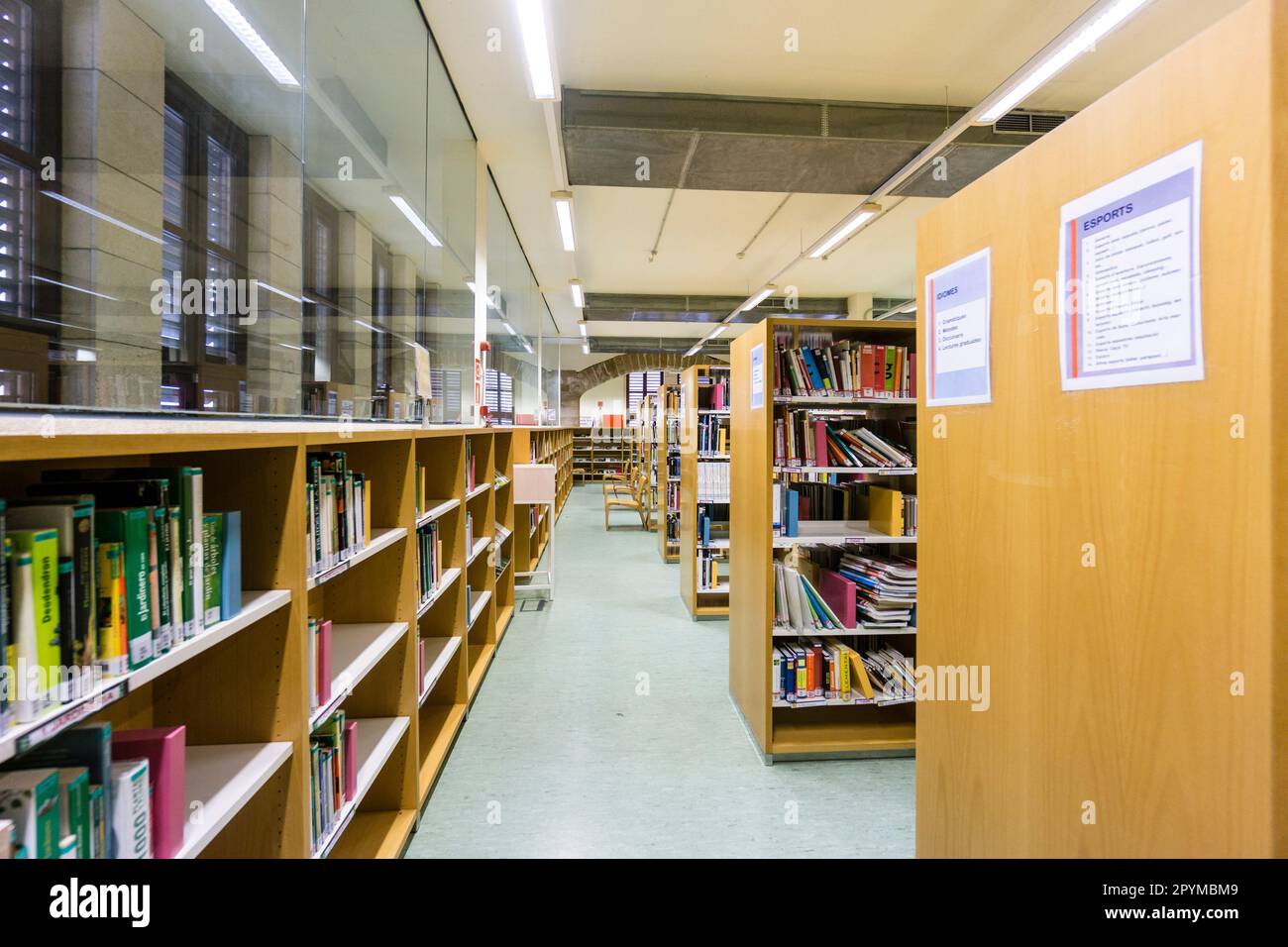 biblioteca Can Sales, Palma, Mallorca, Balearic Islands, Spain Stock Photo