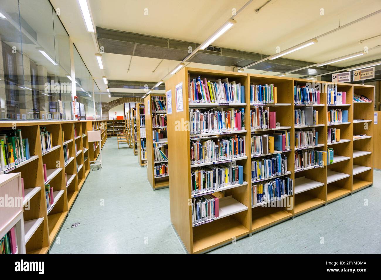 biblioteca Can Sales, Palma, Mallorca, Balearic Islands, Spain Stock Photo