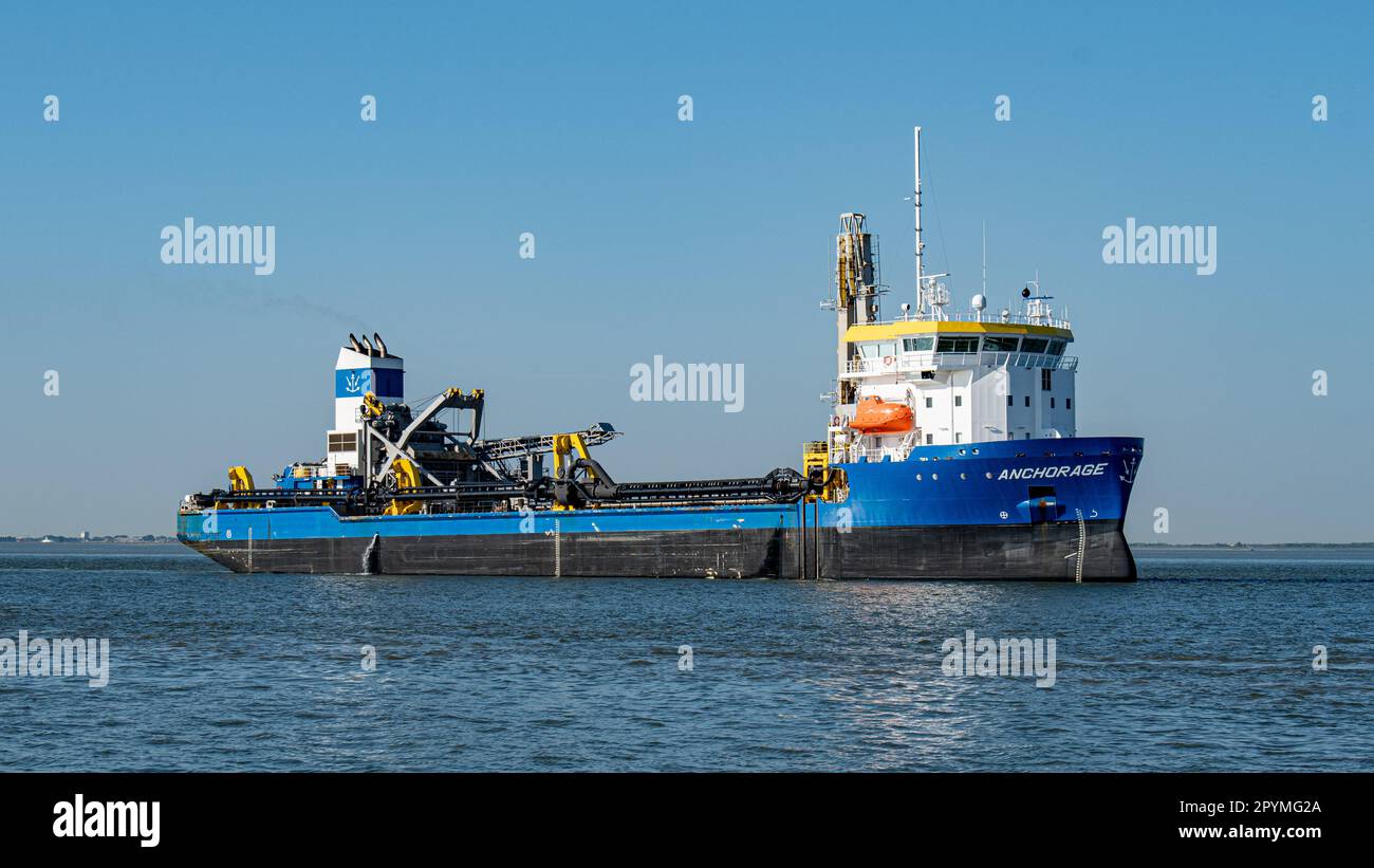 Ships close to shore a majestic scene that perfectly showcases the
