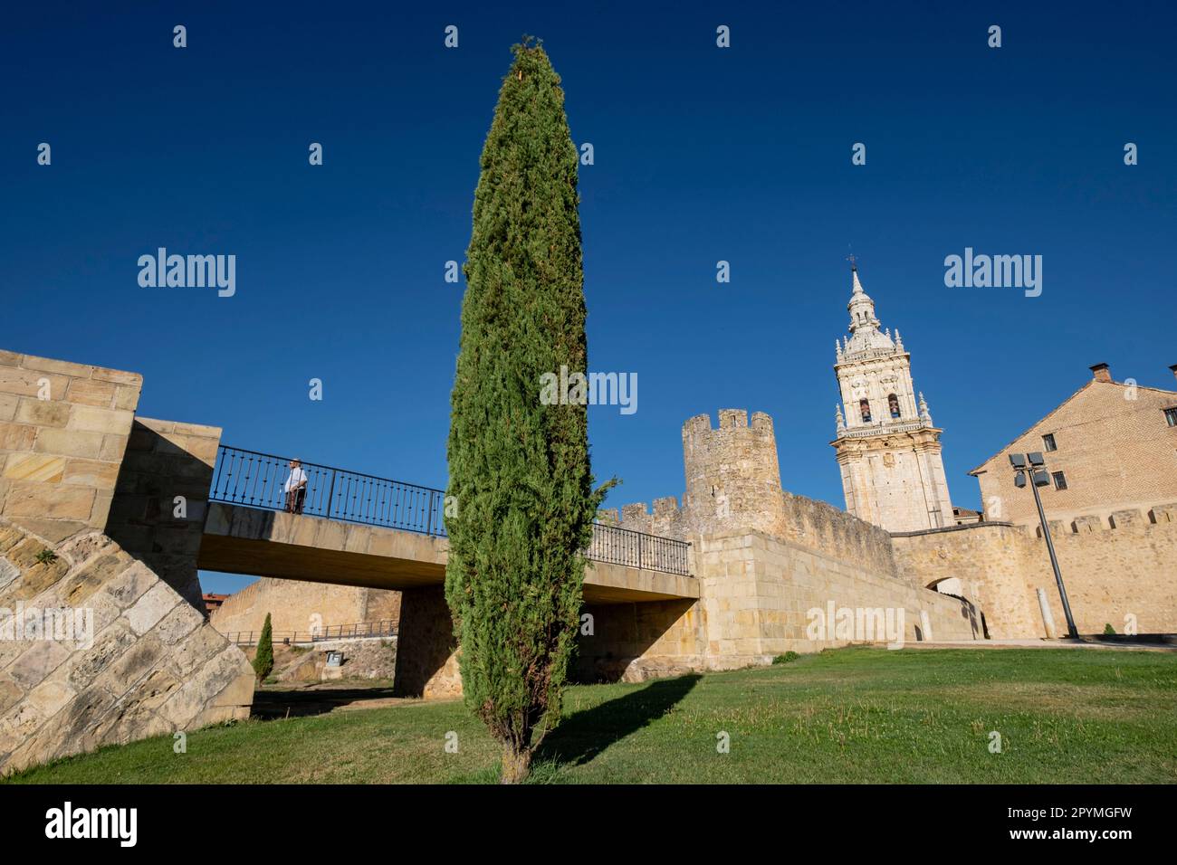 murallas medievales, El Burgo de Osma, Soria,  comunidad autónoma de Castilla y León, Spain, Europe Stock Photo