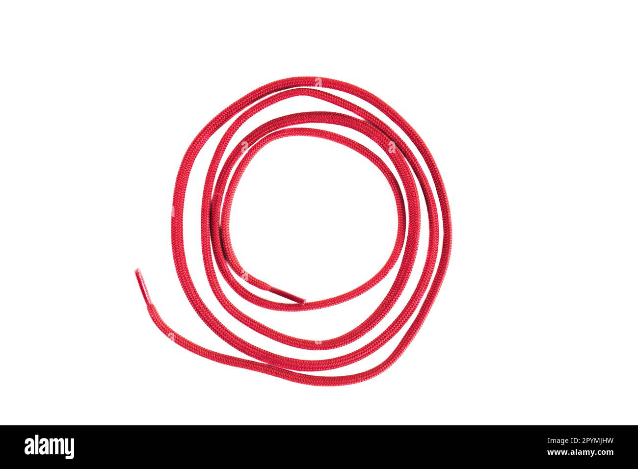 red shoe lace against white background Stock Photo Alamy