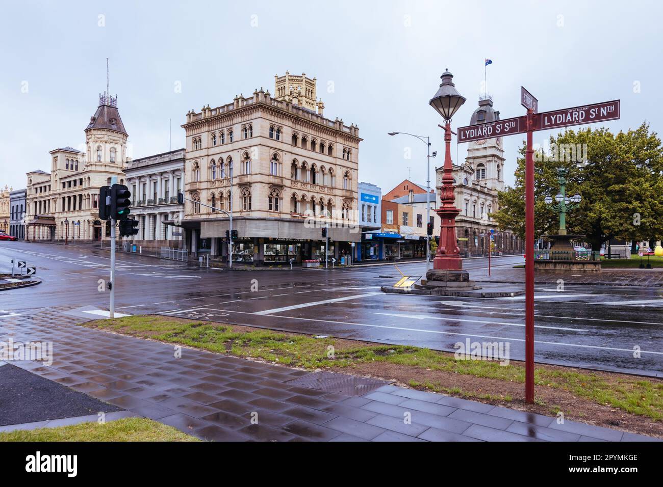 Historic Town of Ballarat in Victoria Australia Stock Photo Alamy