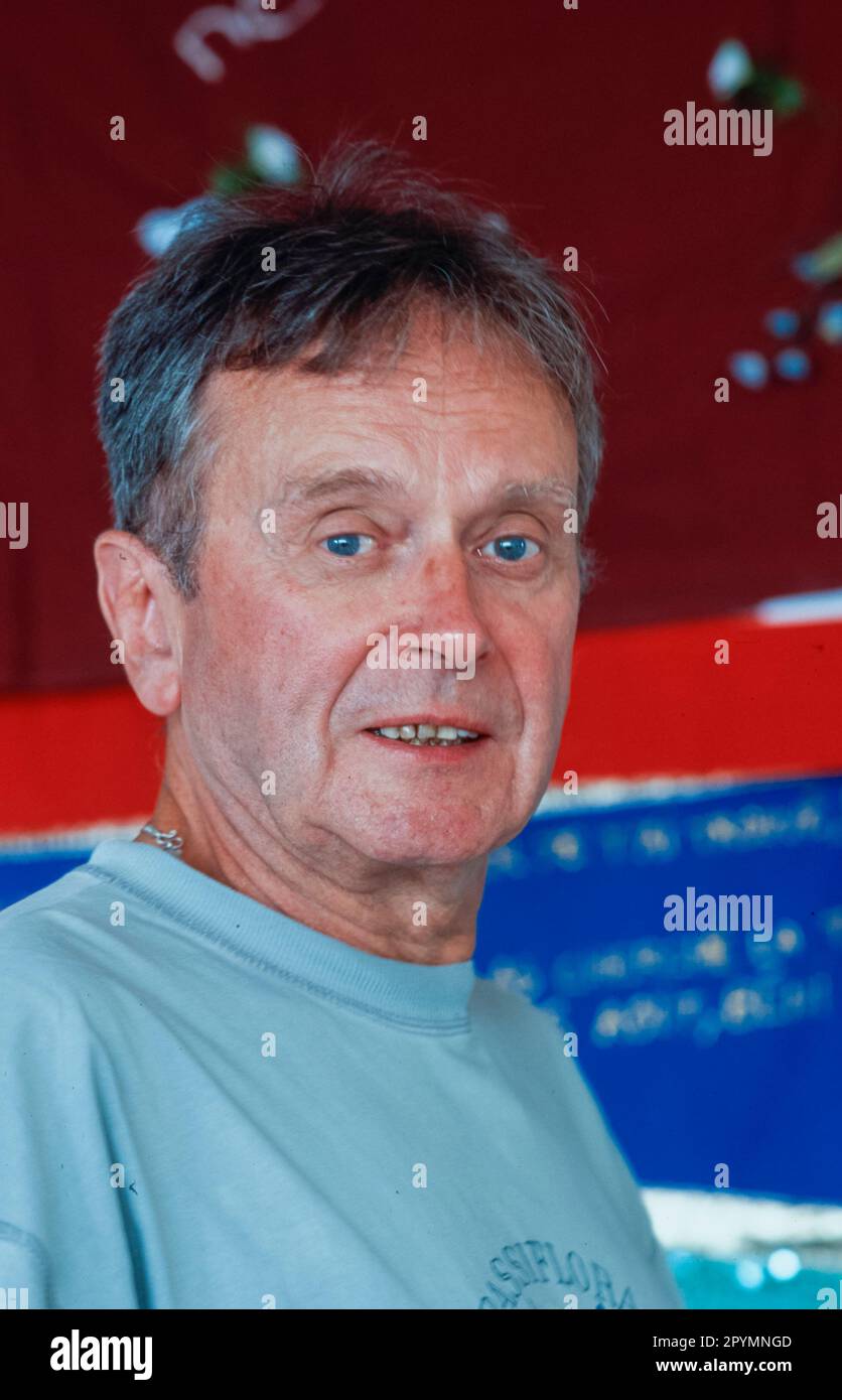 Paris, France, AIDS N.G.O., Patchwork des Noms, AIDS Memorial Quilts, Jacques Hebert, Creater, 1996 Stock Photo