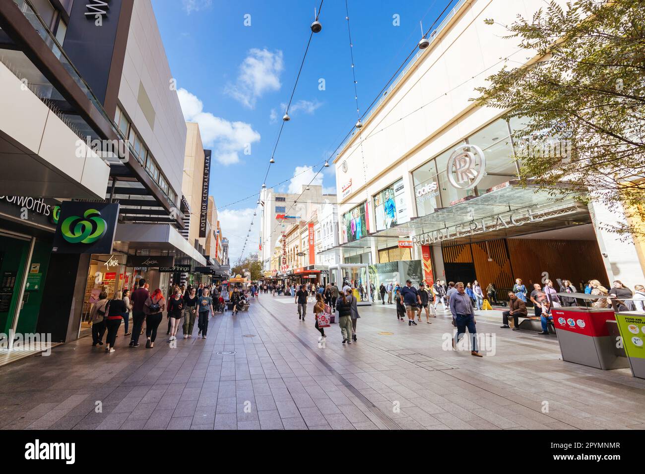 Rundle St Mall in Adelaide Australia Stock Photo - Alamy