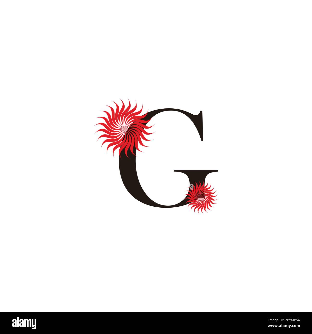 Letter G Flowers Geometric Symbol Simple Logo Vector Stock Vector Image car-and-brand-request-fandom