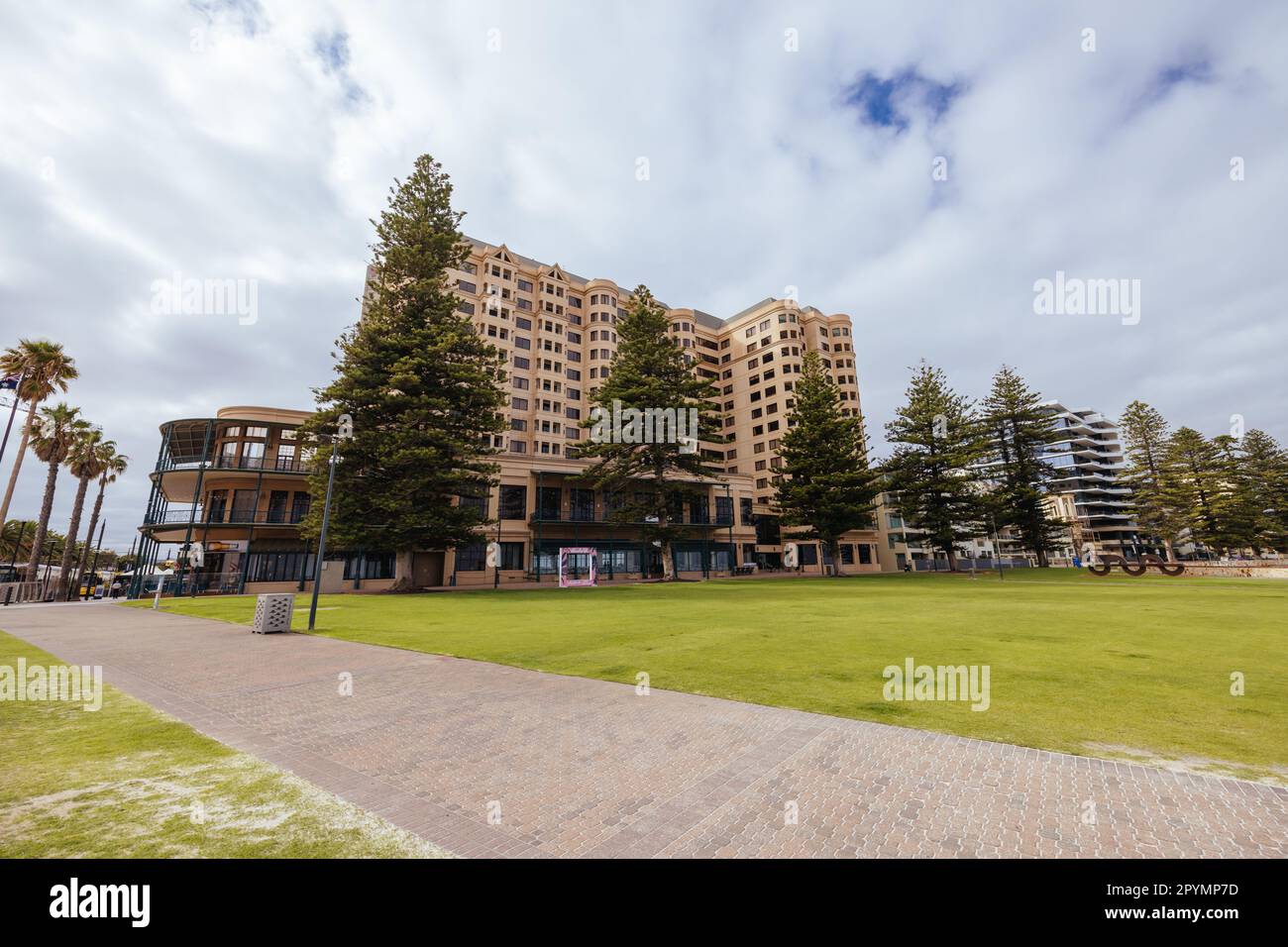 Glenelg Waterfront in Adelaide Australia Stock Photo Alamy