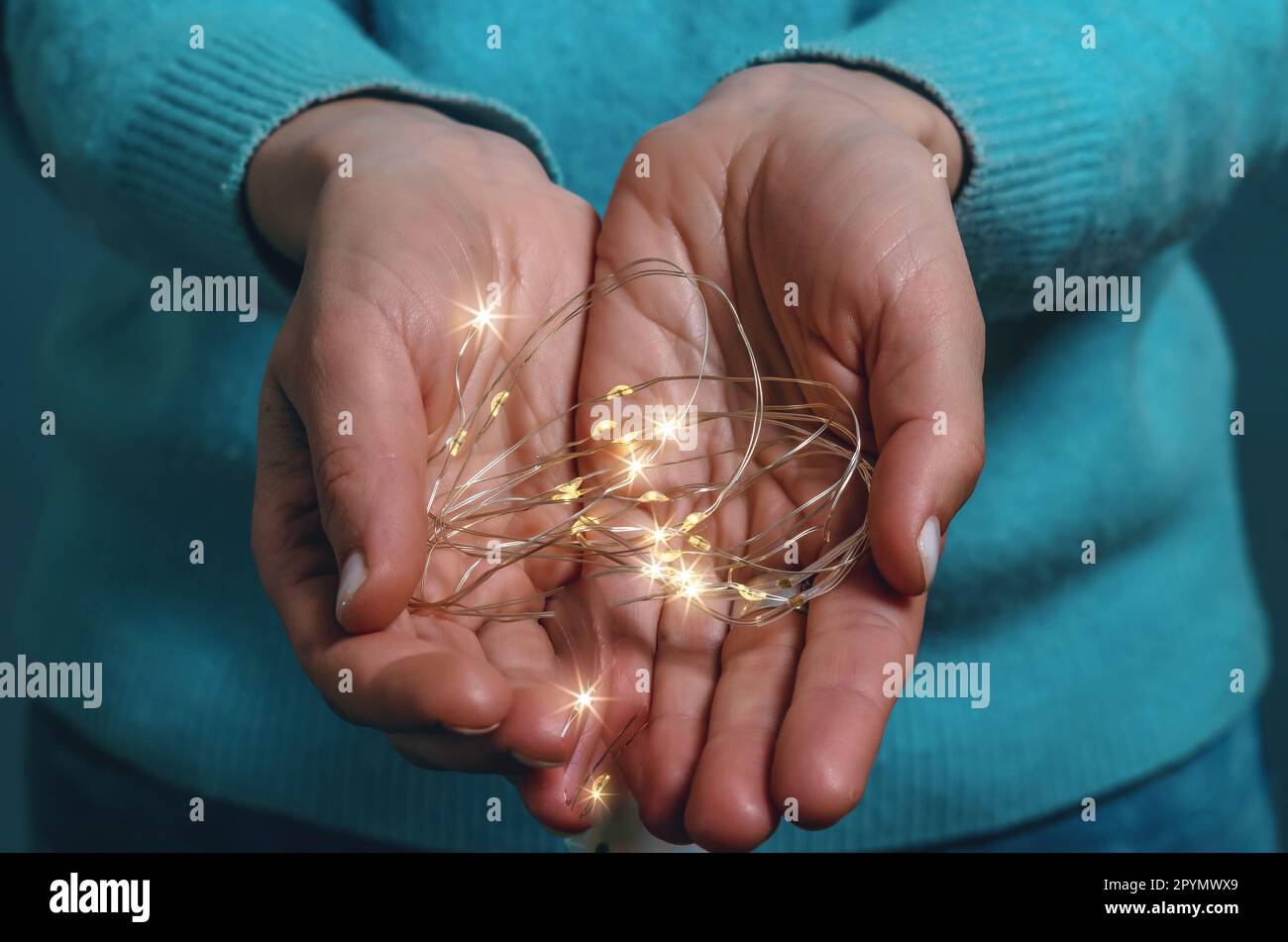 Woman holds in hands pen hi-res stock photography and images - Alamy