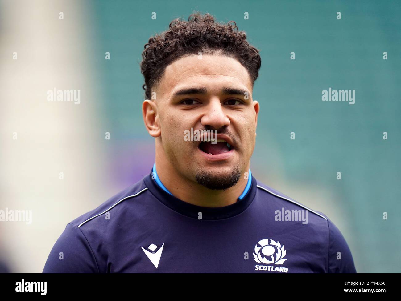 File photo dated 03-02-2023 of Sione Tuipulotu who is inspired by regular reminders of Glasgow’s 2015 title win. Issue date: Thursday May 4, 2023. Stock Photo