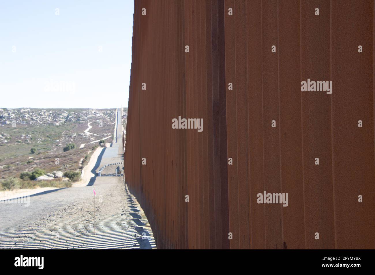 Us mexico border fence campo hi-res stock photography and images - Alamy