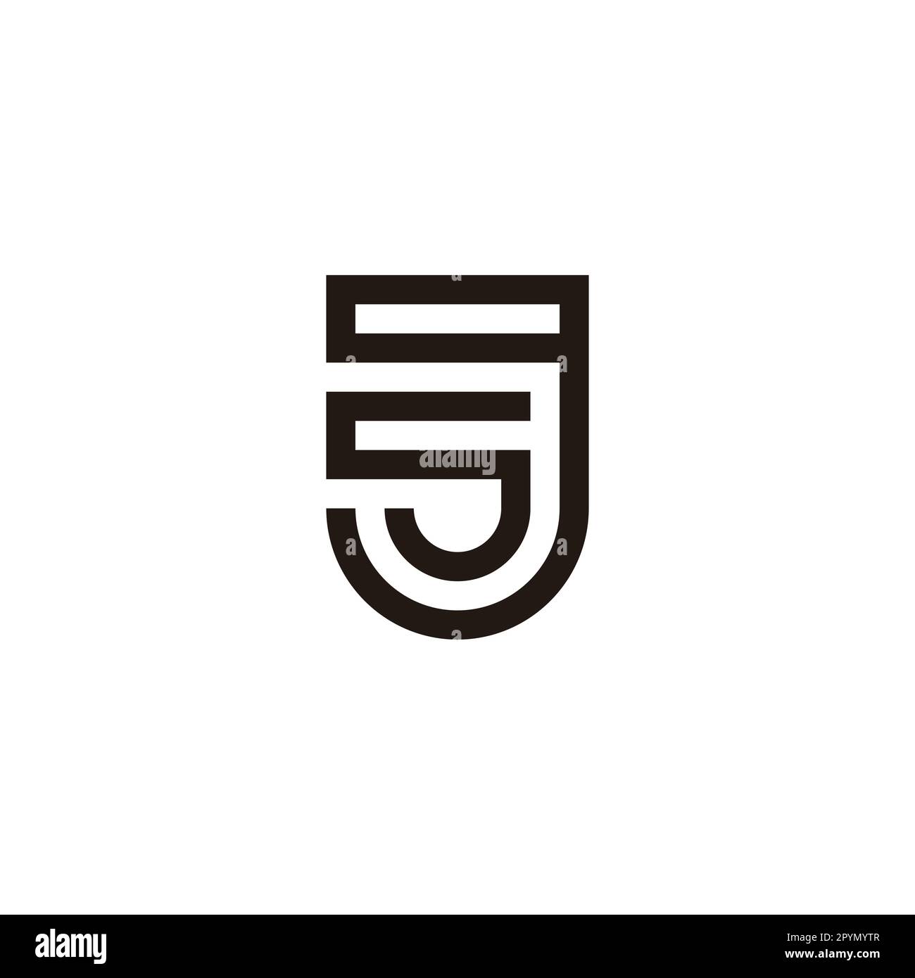 Pencil, equipment, tool geometric simple symbol logo vector Stock Vector