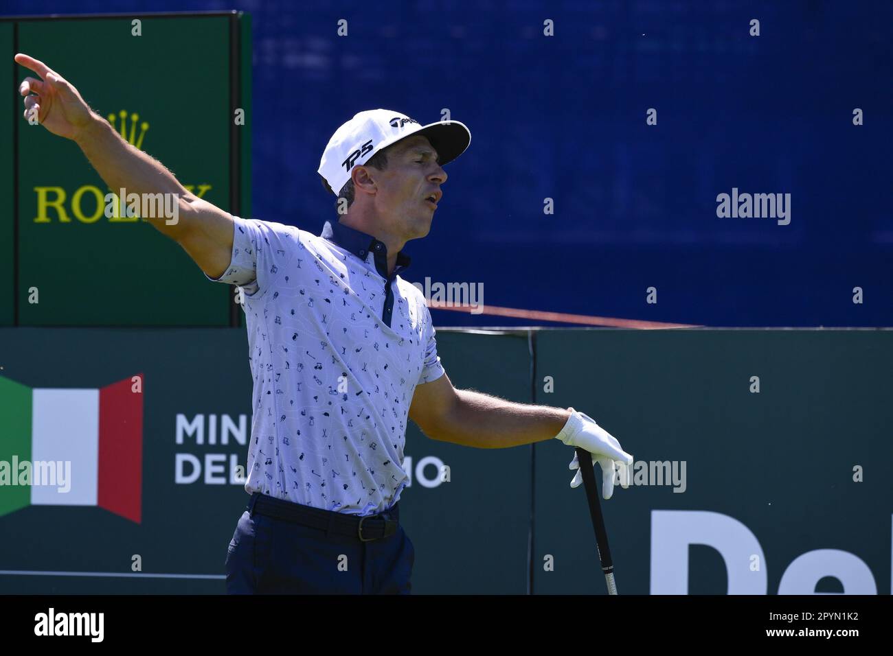 Rome, Italy. 04th May, 2023. Thorbjorn OLESEN (DEN) during the DS Automobiles 80° Open d'Italia Day 1 May 4, 2023 at the Marco Simone Golf &amp; Country Club in Rome, Italy. Credit: Live Media Publishing Group/Alamy Live News Stock Photo