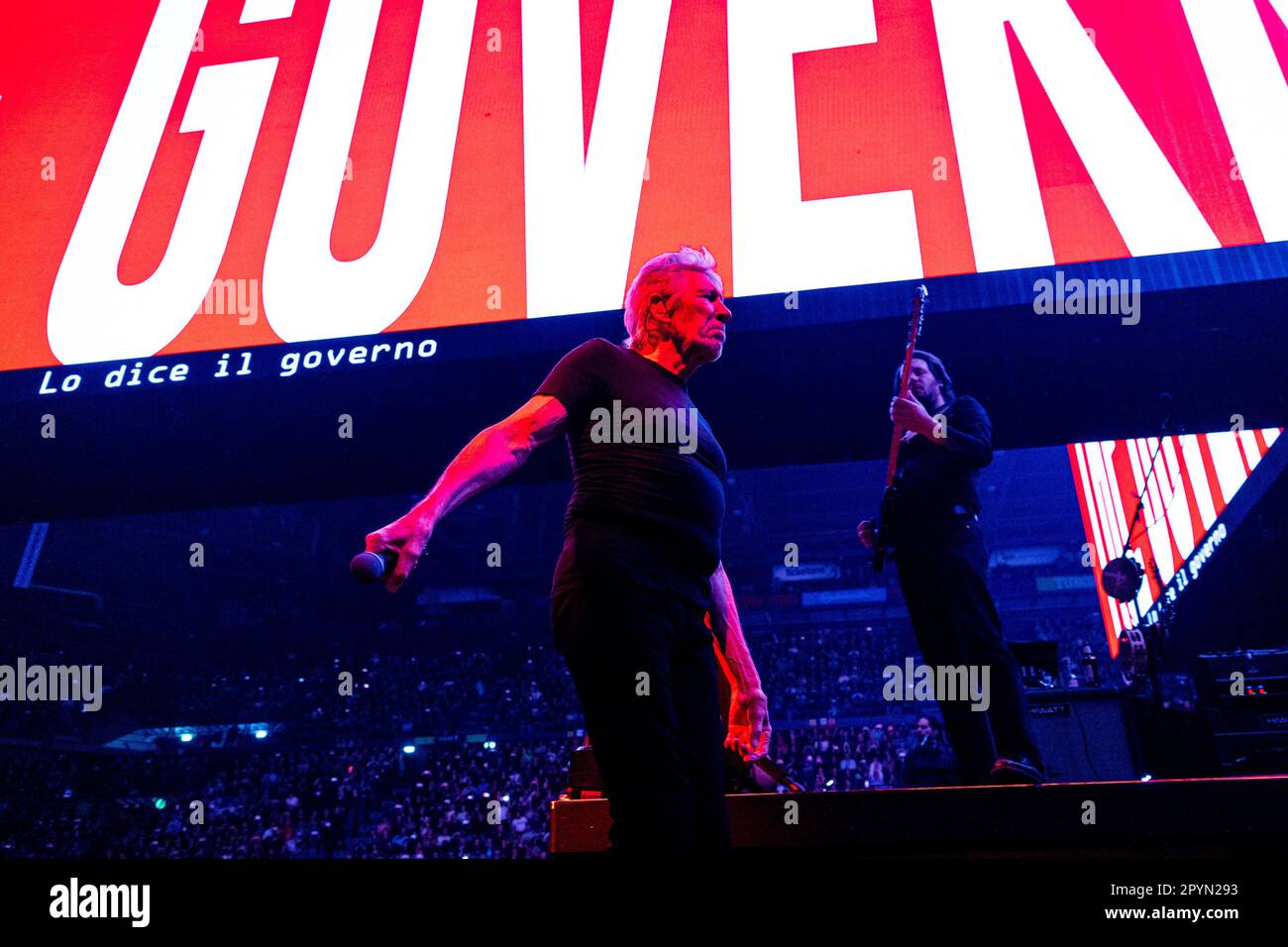 Roger Waters performs live at Mediolanum Forum in Milano, Italy, on March 28 2023 Stock Photo