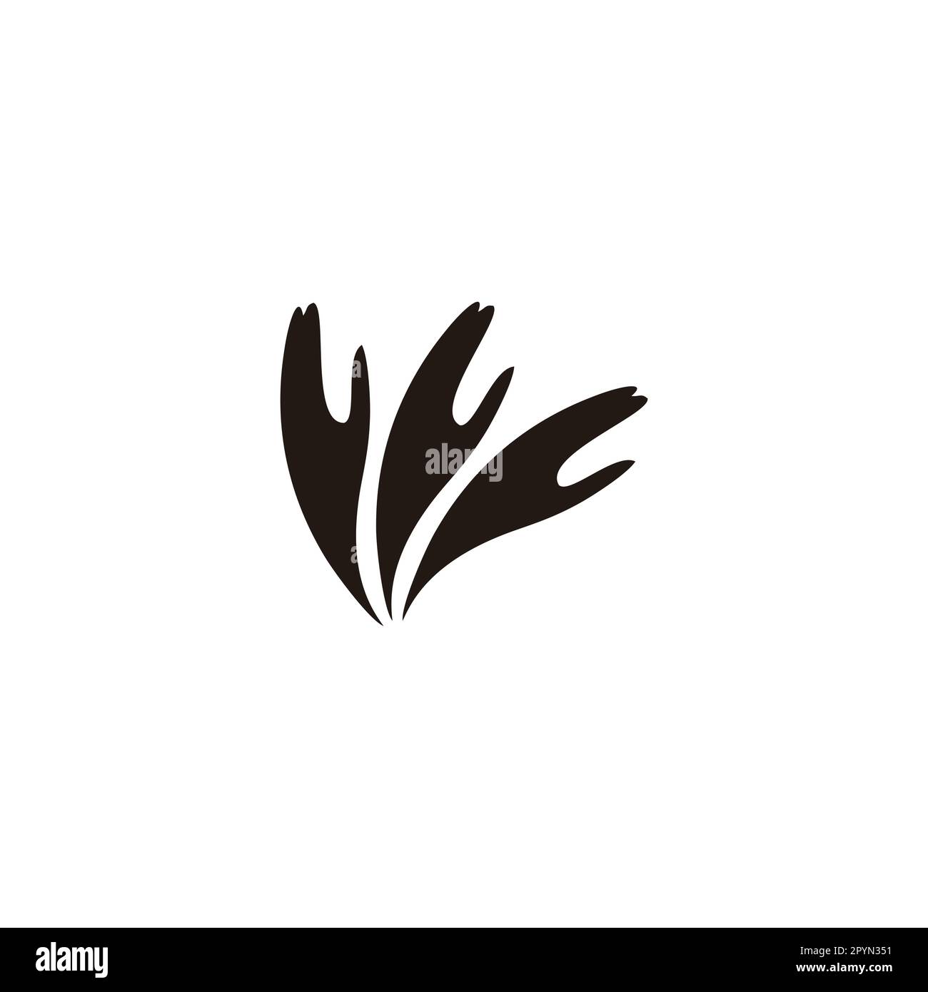 Flowers, fresh geometric symbol simple logo vector Stock Vector