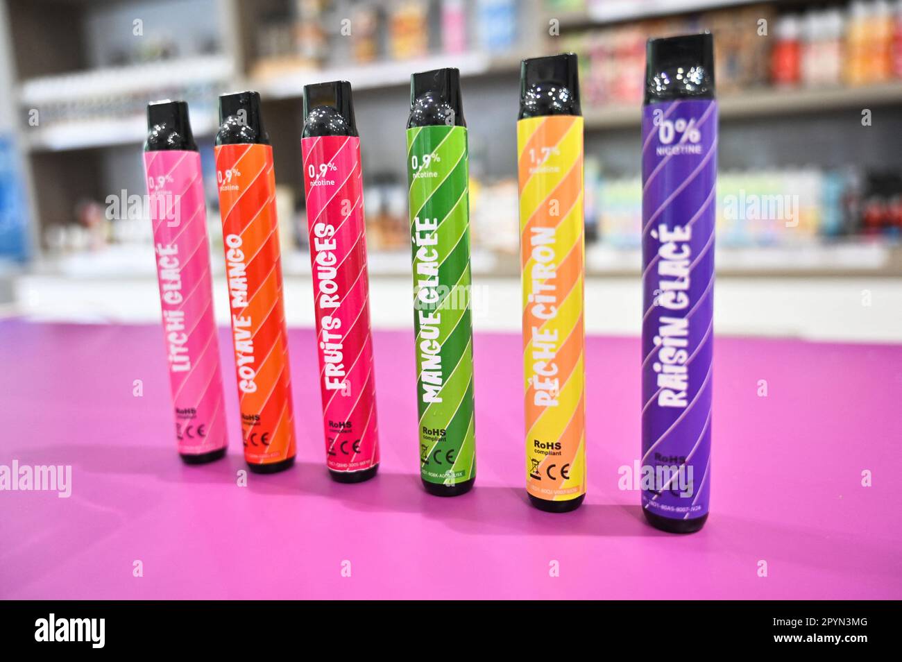 Illustration Of The Puff It Is A New Form Of Electronic Cigarette With Illustration Of The Puff It Is A New Form Of Electronic Cigarette With
