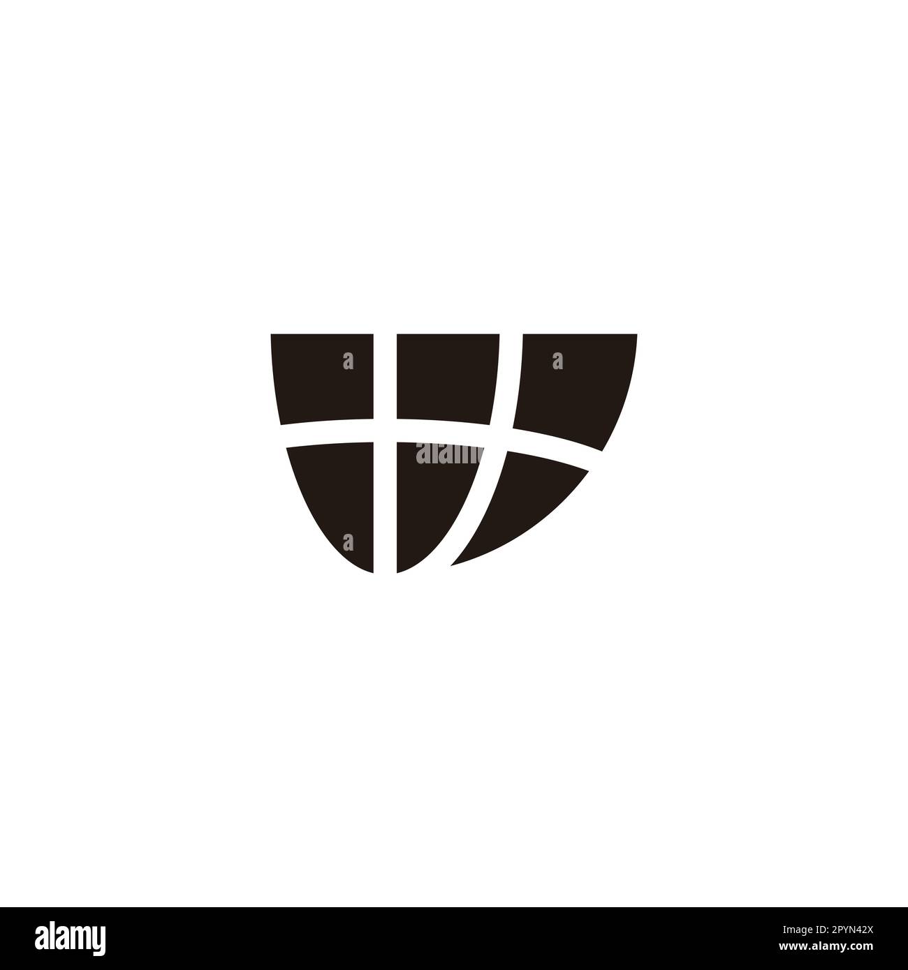 Letter W unique geometric simple symbol logo vector Stock Vector Image ...