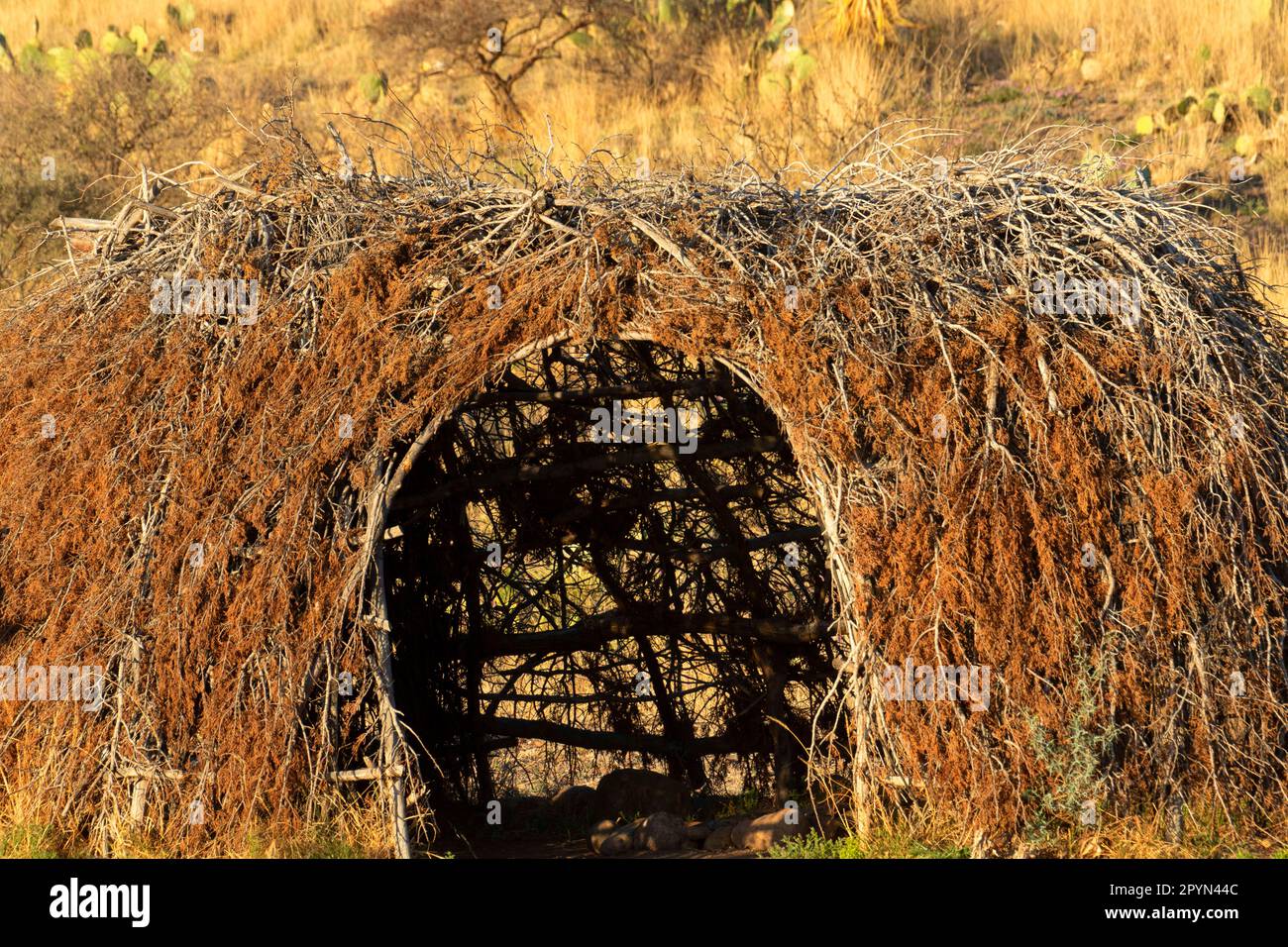 Wikiup Def Wickiup, Fort Davis National Historic Site, Texas Stock Photo - Alamy