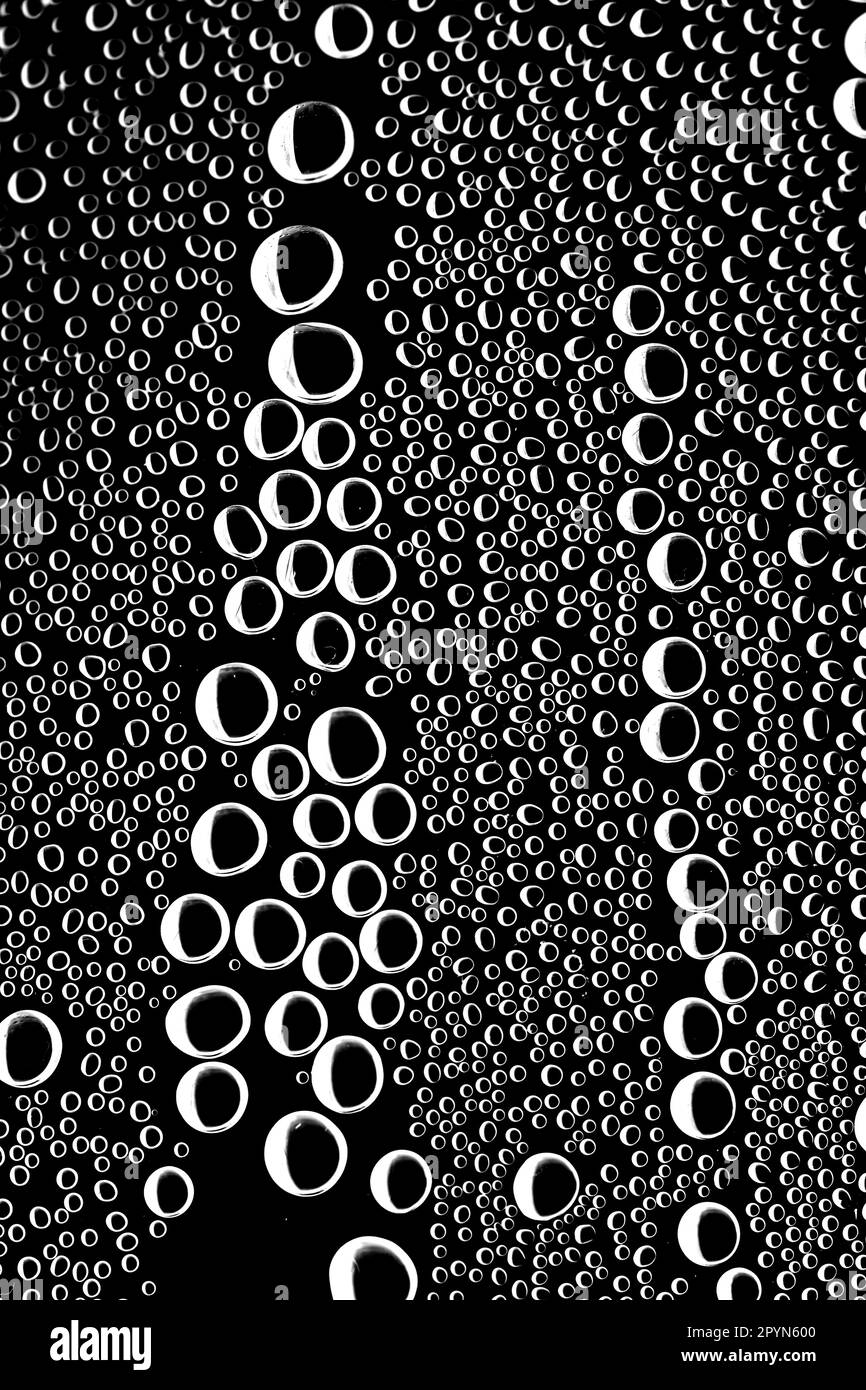 Condensation water droplets. Abstract close up drops of water Stock ...