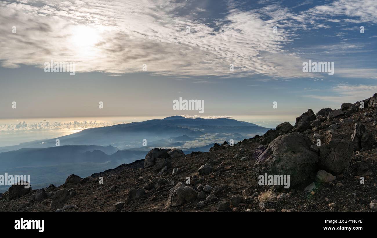 Hiking the Piton des Neiges (Snow Peak), a massive shield volcano on
