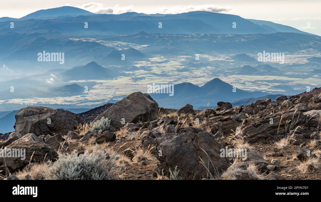 Hiking the Piton des Neiges (Snow Peak), a massive shield volcano on