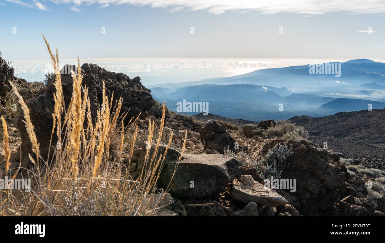 Hiking the Piton des Neiges (Snow Peak), a massive shield volcano on