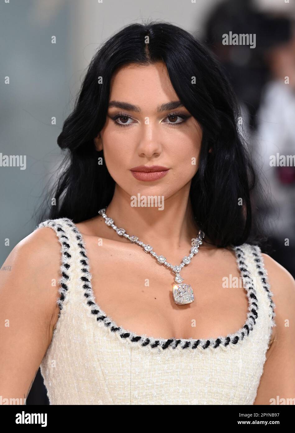 New York, USA. May 1st, 2023. Dua Lipa arriving at The Met Gala 2023