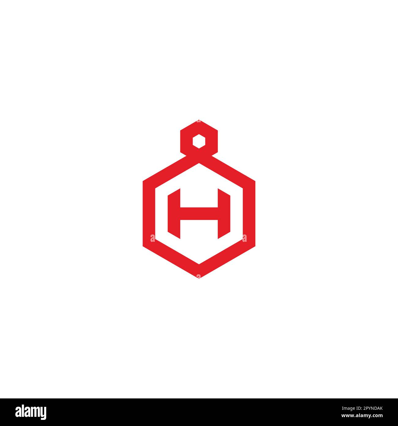 Letter H in 8, hexagon geometric symbol simple logo vector Stock Vector ...