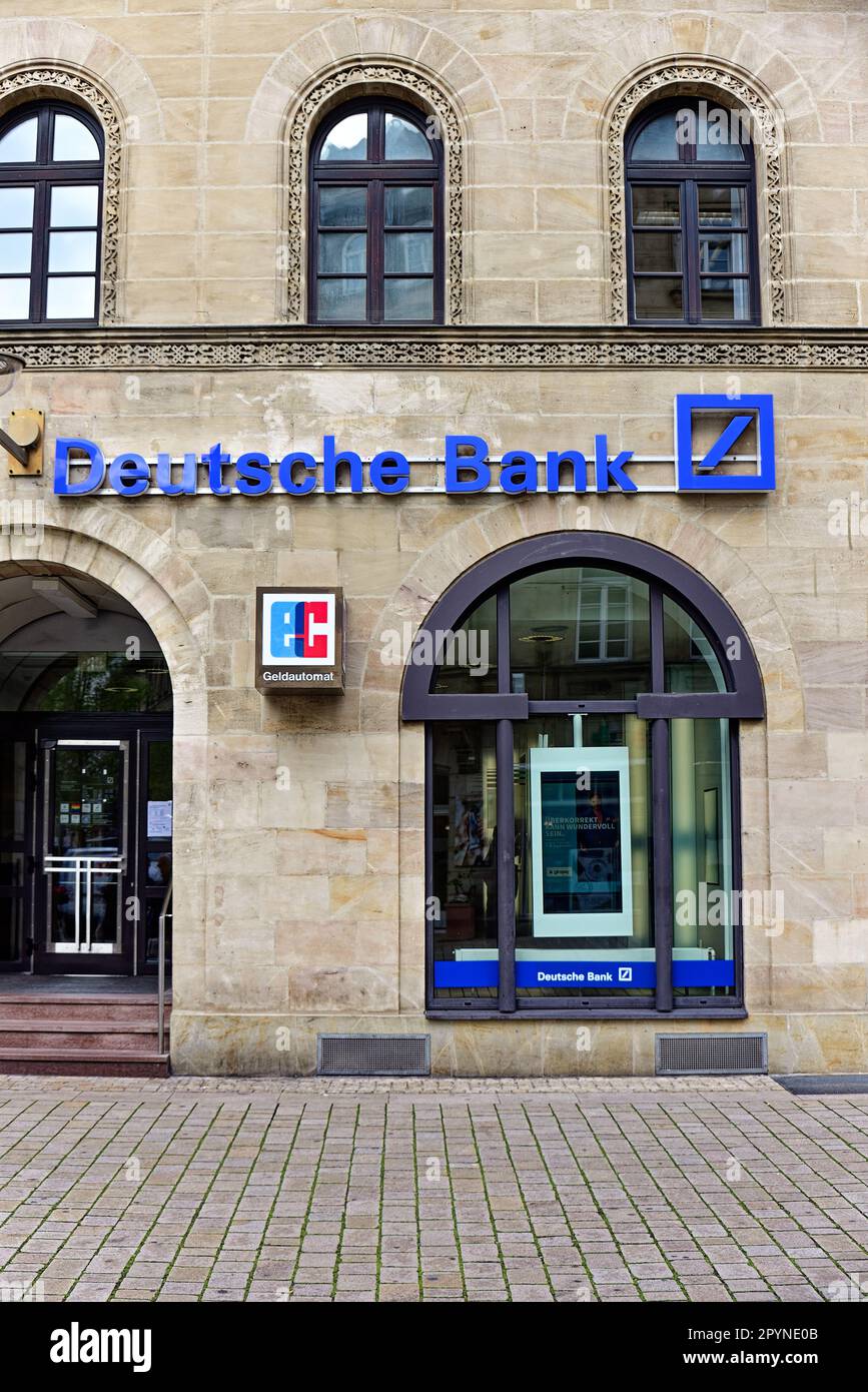 Economy, Logo, Company Name, Banks: Lettering Of The Company Deutsche ...